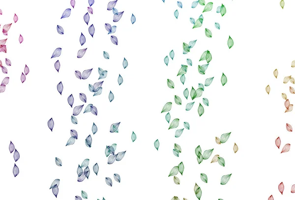 Lumière Multicolore Motif Gribouillis Vectoriel Arc Ciel — Image vectorielle