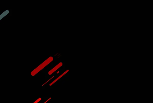 Темний Зелений Червоний Векторний Макет Плоскими Лініями — стоковий вектор