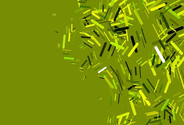 Hellgrüne Vektortextur Mit Bunten Linien — Stockvektor