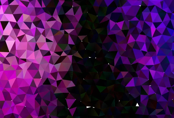 Dark Purple Vettore Astratto Mosaico Sfondo — Vettoriale Stock
