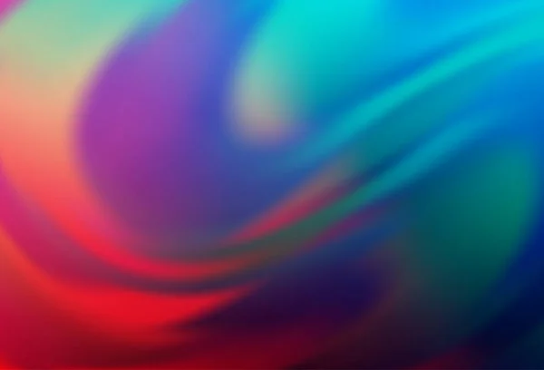 Modèle Lumineux Flou Bleu Foncé Vecteur Rouge — Image vectorielle