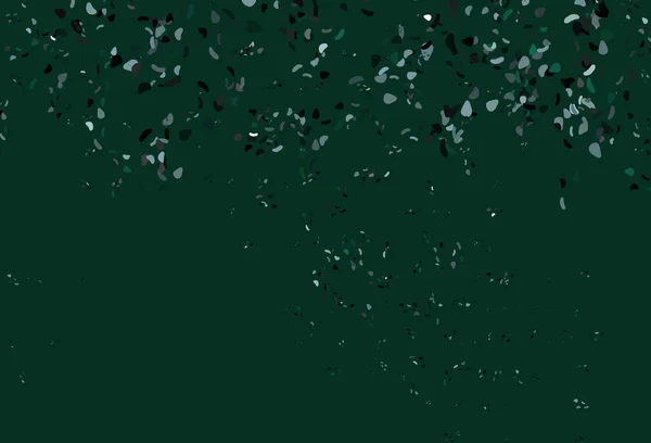 Светло Зеленый Векторный Рисунок Хаотичными Формами — стоковый вектор