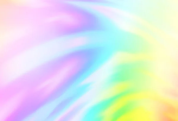 Light Multicolor Rainbow Vektor Verschwommen Und Farbiges Muster — Stockvektor