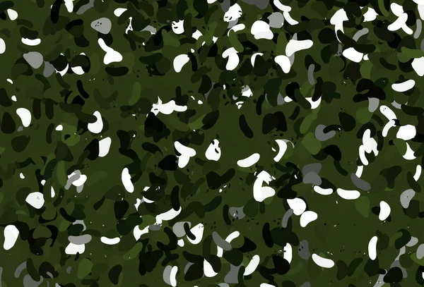 Modèle Vectoriel Vert Clair Avec Des Formes Chaotiques — Image vectorielle