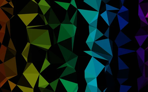 Abstrakte Low Poly Hintergrund Geometrie Dreieck Mosaik Pastellfarbe — Stockvektor