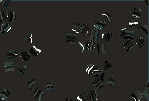 Светло-черная векторная текстура в полистилевом стиле с кругами, кубиками.