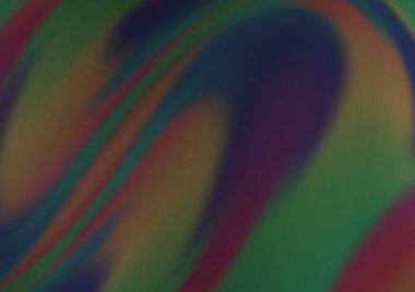 Soyut sıvı şekilli vektör çizimi. Renkli arkaplan ve gradyan