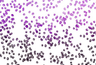 Küreli hafif Mor vektör deseni.