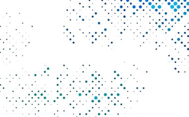 Noktalı vektör arkaplanı. Belirli soyut çemberlerle illüstrasyon. Web siteleri için desen