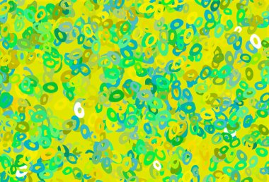 Açık Yeşil, diskleri olan sarı vektör dokusu.