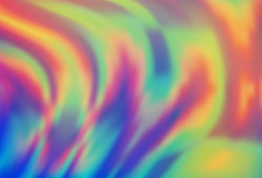 Bulanık dalgalı çizgiler, rengarenk soyut çizimler. 
