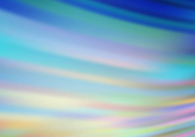 Bulanık dalgalı çizgiler, rengarenk soyut çizimler. 