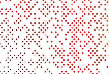 Benekli açık kırmızı vektör örtüsü.