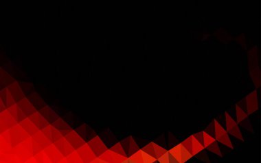 çokgen biçiminde soyut vektör deseni 