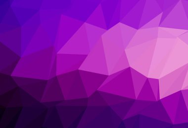 Koyu Mor vektör soyut mozaik desen.