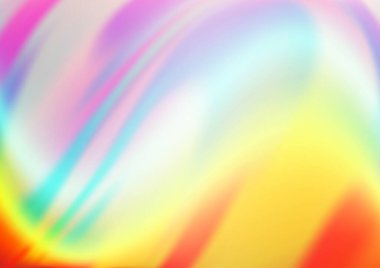 Bulanık dalgalı çizgiler, rengarenk soyut çizimler. 