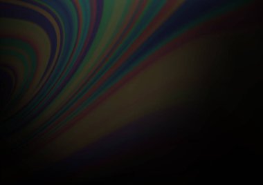 Bulanık dalgalı çizgiler, rengarenk soyut çizimler. 