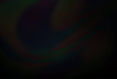 Bulanık dalgalı çizgiler, rengarenk soyut çizimler. 