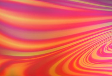 Bulanık dalgalı çizgiler, rengarenk soyut çizimler. 