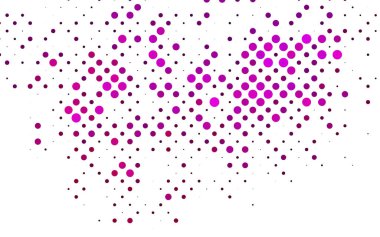 Noktalı vektör arkaplanı. Belirli soyut çemberlerle illüstrasyon. Web siteleri için desen