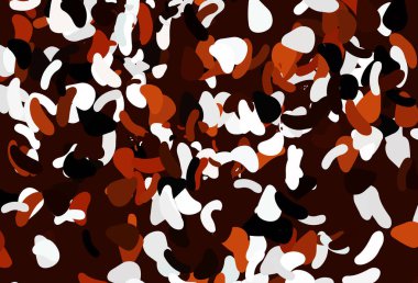 Soyut biçimlere sahip açık kırmızı vektör arkaplanı.