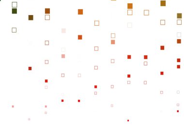 Açık Yeşil, kristalleri ve dikdörtgenleri olan kırmızı vektör deseni.