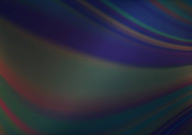 Bulanık dalgalı çizgiler, rengarenk soyut çizimler. 