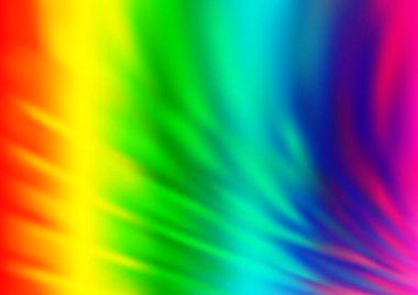 Bulanık dalgalı çizgiler, rengarenk soyut çizimler. 