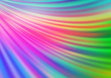 Bulanık dalgalı çizgiler, rengarenk soyut çizimler. 