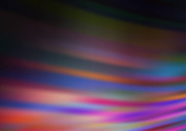 Bulanık dalgalı çizgiler, rengarenk soyut çizimler. 