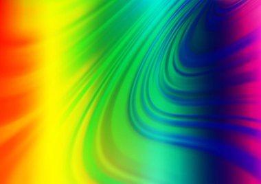 Bulanık dalgalı çizgiler, rengarenk soyut çizimler. 