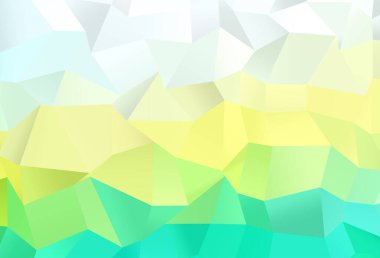 Açık Mavi, Sarı vektör bulanık üçgen dokusu.