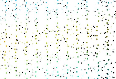 Açık Mavi, sarı vektör kapağı halkalar halinde çokgen biçiminde.