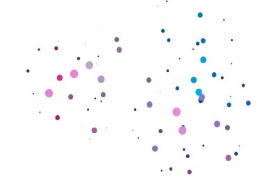 Açık Mavi, daire şekilli kırmızı vektör düzeni.