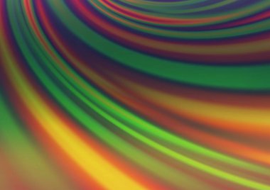 Bulanık eğriler, rengarenk soyut çizimler 