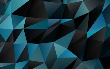 çokgen biçiminde soyut vektör deseni 