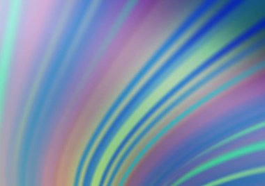 Bulanık eğriler, rengarenk soyut çizimler 