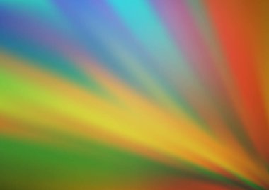 Bulanık eğriler, rengarenk soyut çizimler 