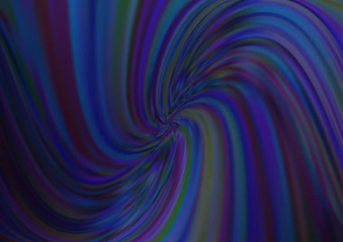 Bulanık eğriler, rengarenk soyut çizimler 