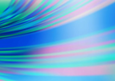 Bulanık eğriler, rengarenk soyut çizimler 