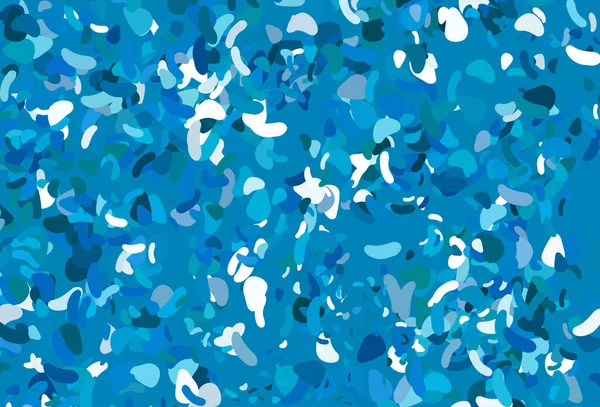 Texture Vectorielle Bleu Clair Avec Des Formes Aléatoires — Image vectorielle
