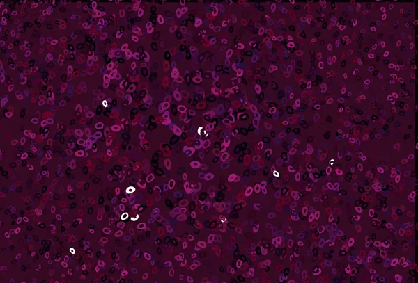 Textura Vectorial Rosa Oscuro Con Discos — Vector de stock