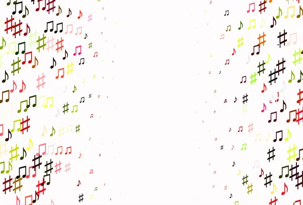 Modèle Vectoriel Avec Symboles Musicaux — Image vectorielle