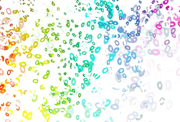 Light Multicolor Rainbow Vector Cover Spots — Stock Vector