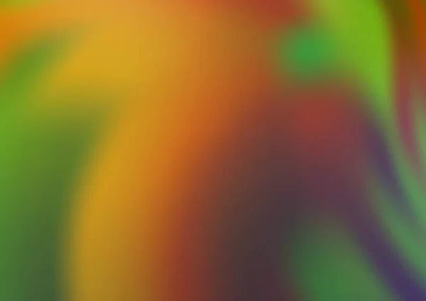 Lignes Ondulées Floues Illustration Abstraite Colorée Avec Dégradé — Image vectorielle
