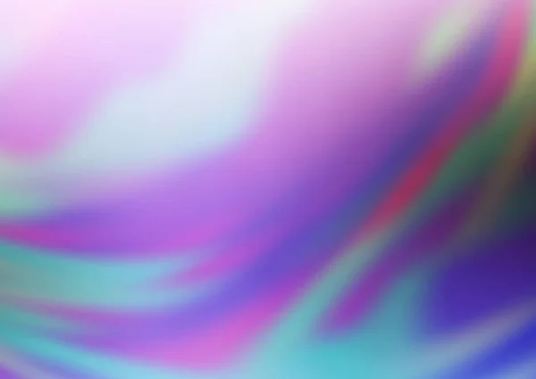 Verschwommene Wellenlinien Farbenfrohe Abstrakte Illustration Mit Farbverlauf — Stockvektor