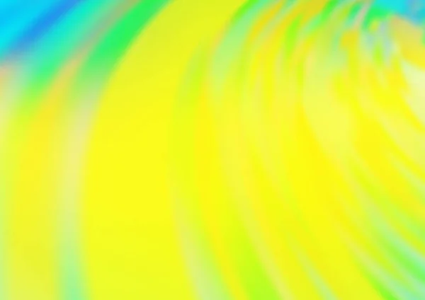 Lignes Ondulées Floues Illustration Abstraite Colorée Avec Dégradé — Image vectorielle