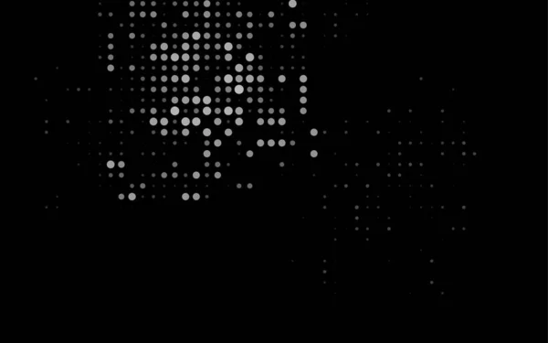 Abstrakter Hintergrund Mit Weißen Punkten Und Kreisen — Stockvektor