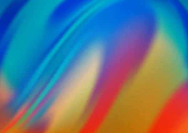 Courbes Floues Illustration Abstraite Colorée Avec Dégradé — Image vectorielle