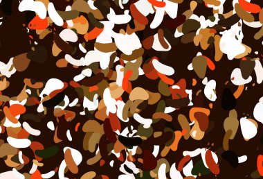 Soyut şekilli hafif Turuncu vektör arkaplanı.